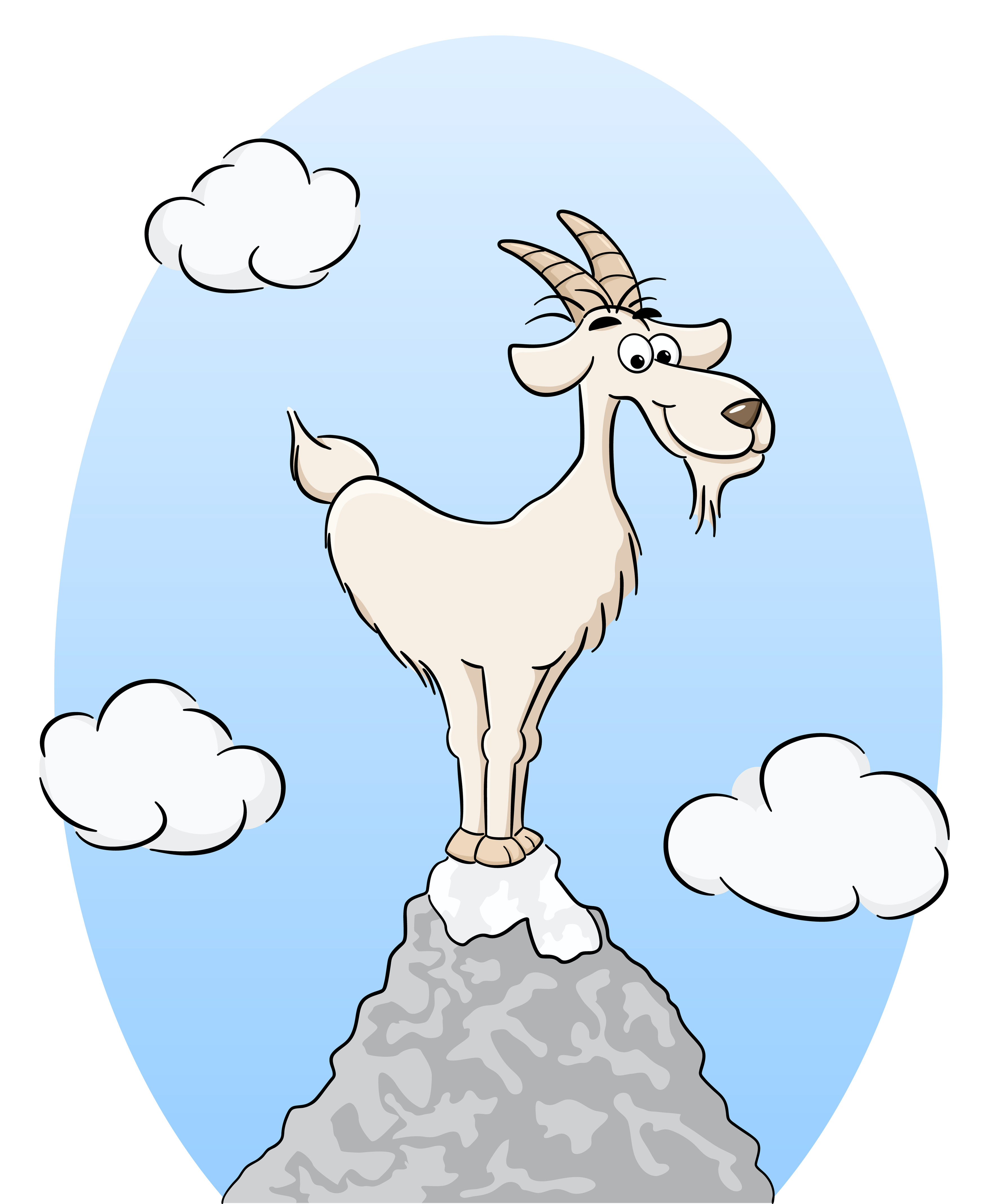 Picture of a mountain goat 